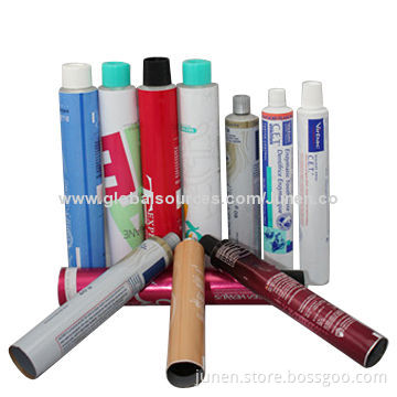 Aluminum collapsible tube, used in hair color, GMP-certified